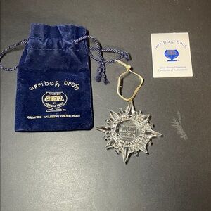 WDCC Disney Jiminy Cricket Wishing Star Glass Blown Ornament Arribas Bros W/COA